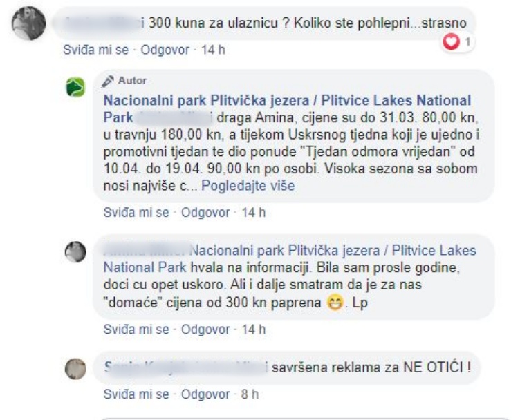 Hrvati bijesni: Ulaznica na Plitvice za obitelj s dvoje djece košta 840 kuna