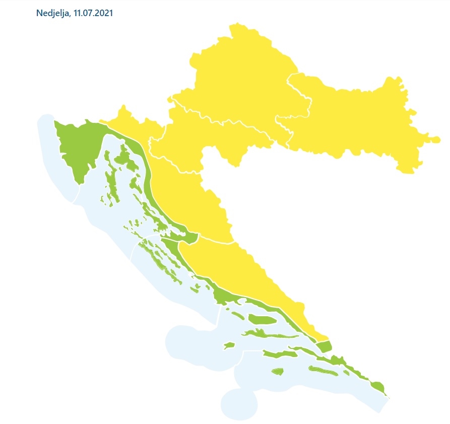 Stiže nagla promjena, izdana upozorenja za većinu zemlje. A onda novi toplinski val